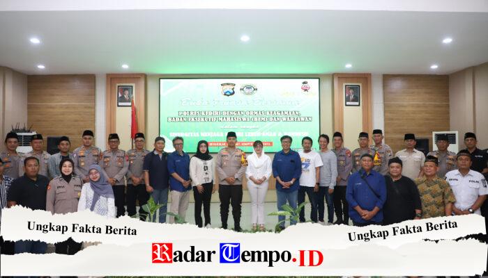 Buka Puasa Bersama, Polres Kediri Rangkul Ormas Keagamaan, Mahasiswa dan Wartawan Perkuat Sinergi Kamtibmas