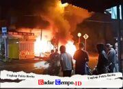 Tersulut Emosi, Rumah Terduga Pelaku Pembacok Patrol Sahur Dibakar Massa