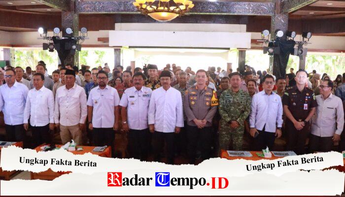 Kapolres Nganjuk Pastikan Pengamanan Maksimal Kunjungan Menteri Sosial di Pendopo