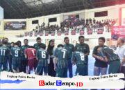 Dandim 1002/HST Hadiri Peresmian GOR Murakata dan Pembukaan Turnamen Futsal Ramadhan Cup Season 6