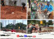 Tak Ada Hari Libur, Pengerjaan Koperasi Desa/Kelurahan Merah Putih Kodim 1009/Tanah Laut Terus Dikebut