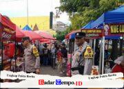 Polres Ngawi Patroli Pasar Pastikan Harga dan Stok Bapokting Aman