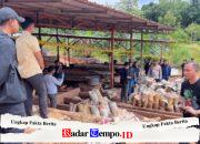 Polri Bongkar Penambangan Ilegal Penyelundupan Pasir Timah ke Malaysia, 7 Tersangka Diamankan