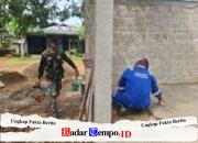 Kemanunggalan TNI-Rakyat, Poskamling TMMD Ke-127 Segera Rampung