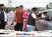 Pererat Silaturahmi di Bulan Suci, Kapolres Pulang Pisau Pimpin Aksi Sosial Berbagi Takjil