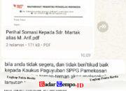 Lucu Tak Trima di Kritik, Wartawan di Somasi MBG Pamekasan