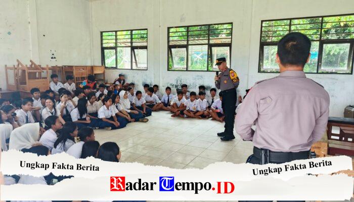 Cegah Paham Anarko dan Kekerasan Pelajar, Polsek Banama Tingang Perkuat Mentalitas Siswa SMPN 2