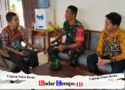 Pererat Silaturahmi di Bulan Ramadhan, Babinsa Kodim 1009/Tanah Laut Komsos Bersama Warga Desa Binaan
