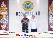 Perkuat Sinergi Maritim dan Ekonomi, Kodaeral XII Terima Kunjungan Ketua KADIN Kota Medan