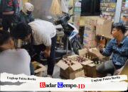 Razia Warkop Saat Ramadhan, Personel Gabungan Polres Bangkalan Sita Ratusan Botol Miras dari Beberapa Lokasi
