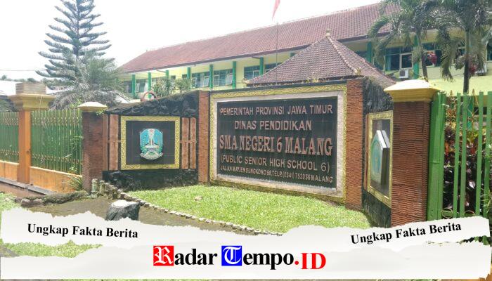 Pengawasan Cabang Dinas Pendidikan Dipertanyakan, SMA 6 Negeri Malang Kota Lakukan Pungutan Pungli