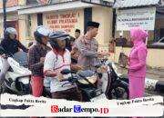 Polsek Sampang Kota Bersama Bhayangkari Tebar Kebaikan Lewat Aksi Bagi Takjil