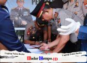 Wujudkan Zero Narkoba Polres Jember Test Urine Mendadak Bagi Para Perwira