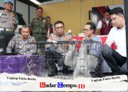 Polresta Sidoarjo Ungkap Perdagangan Ilegal Satwa Lindung Jaringan Internasional