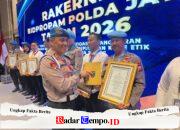 Polres Sumenep Raih Penghargaan Polres Teraktif pada Rakernis Bidpropam Polda Jatim 2026