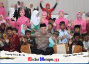 Kapolres Nganjuk Buka Bersama dan Santuni Anak Disabilitas, Tebar Kepedulian di Bulan Ramadan