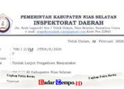 Laporan Pengaduan DPC LSM KPK RI Nisel Dugaan Korupsi Dana Desa Hilikana Sedang Diverifikasi