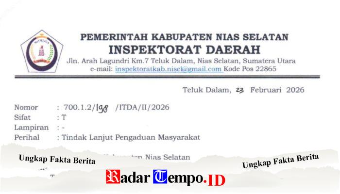 Laporan Pengaduan DPC LSM KPK RI Nisel Dugaan Korupsi Dana Desa Hilikana Sedang Diverifikasi
