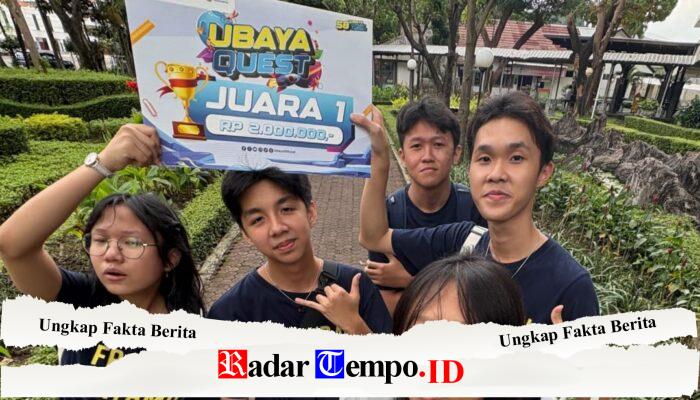 Siswa SMAK Frateran Surabaya Raih Juara 1 Ajang UBAYA QUEST Tingkat Nasional