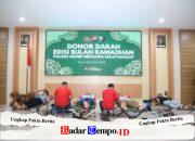 POLRES KEDIRI GELAR DONOR DARAH EDISI BULAN RAMADHAN BERSAMA MASYARAKAT