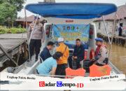 Peduli Kesehatan Masyarakat Sungai, Satpolairud Polres Pulang Pisau Hadirkan Klinik Terapung