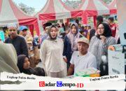Buru Keberkahan Bulan Suci Ramadhan, H. Slamet Junaidi Borong Dagangan UMKM di Alun-Alun Trunojoyo Sampang