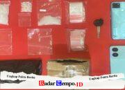 Polres Mojokerto Amankan Dua Tersangka Pengedar Sabu Senilai 126 juta