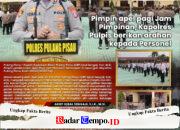 Pimpin Apel Pagi, Kapolres Pulang Pisau Tekankan Disiplin dan Pelayanan Terbaik bagi Masyarakat