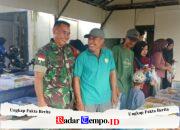 Eratkan Silaturahmi, Anggota Koramil 03/Tebas Komsos Bersama Warga Penjual Takjil