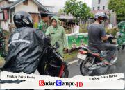 Koramil 1002-06/Barabai Bersama Persit Ranting 7 Barabai Berbagi Takjil kepada Warga