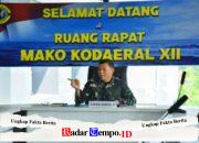 Dankodaeral XII Dorong Komitmen Bersama Wujudkan Zona Integritas di Lingkungan Kodaeral XII