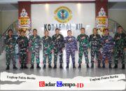 Perkuat Sinergi Pengamanan Laut, Dankodaeral XII Terima Courtesy Call Danguskamla Koarmada I