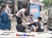 Antisipasi Uang Palsu, Polres Kediri Cek Jasa Penukaran Uang di Kawasan Pare