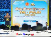 Buka Puasa Bersama TNI-Polri, Kapolri Tegaskan Sukseskan Program Presiden