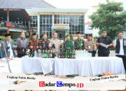 Konferensi Pers Ungkap Kasus Operasi Pekat Semeru 2026 Polres Gresik