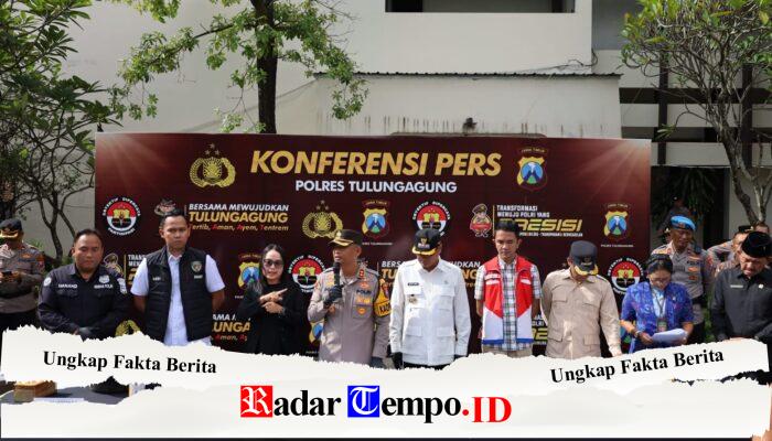 Polres Tulungagung Ungkap Kasus Penyuntikan LPG 3 Kg Dua Tersangka Diamankan