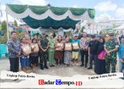 Jelang Idul Fitri, Dandim 1208/Sambas Hadiri Vicon Bazar Murah Serentak Bersama Panglima TNI