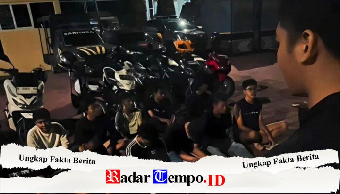 Raimas Polres Gresik Amankan Pemuda Mabuk yang Diduga Hendak Sahur On The Road