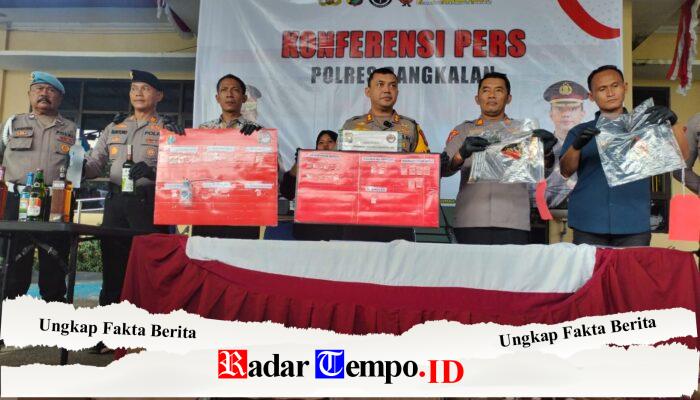 Konferensi Pers: Operasi Pekat Semeru 2026, Polres Bangkalan Berhasil Amankan 24 Tersangka dan Ungkap 19 Kasus