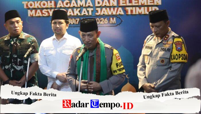 Kapolri Safari Ramadan di Polda Jatim, Ajak Masyarakat Bersatu Dukung Program Strategis Pemerintah