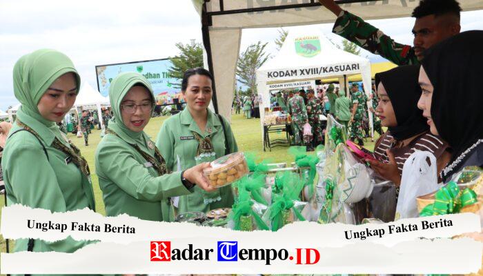 Bazar Ramadan TNI Digelar Serentak, Kodam XVIII/Kasuari Hadirkan Kepedulian bagi Prajurit dan Masyarakat