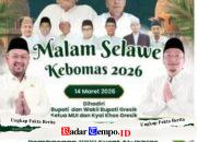 Malam Selawe Gresik, Akses Jalan di Kawasan Sunan Giri Kebomas Ditutup Sementara