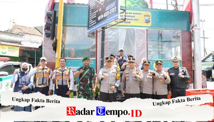 Cek Pospam dan Posyan Ops Ketupat Semeru, Kapolres Kediri Pastikan Jalur Mudik Siap Dilayani