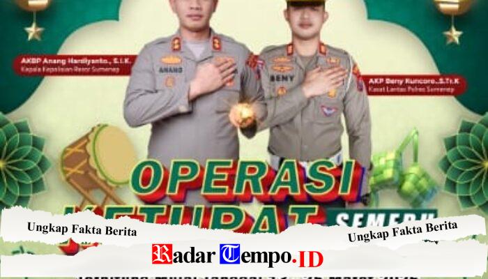 Polres Sumenep Gelar Operasi Ketupat Semeru 2026, Pastikan Mudik Aman dan Nyaman Bagi Masyarakat