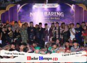 Peringatan HUT Jembatan Lama Kediri ke-157, Wakapolres Kediri Kota Ikuti Mlaku Bareng Bersama Wali Kota