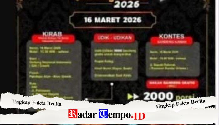 Ribuan Bandeng Segar dan Siap Saji Bakal Dibagikan ke Masyarakat Gresik di Momen Kontes Bandeng Kawak 2026