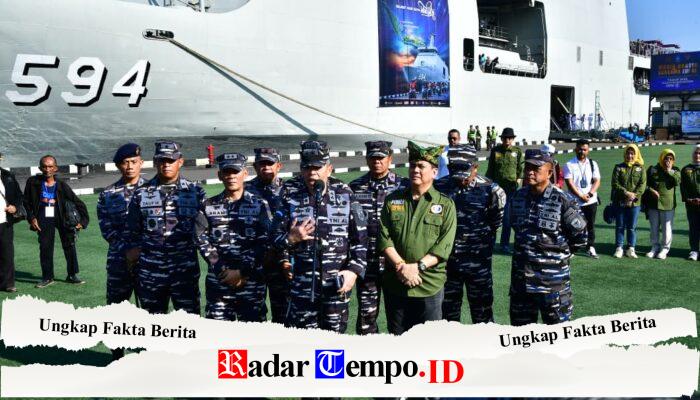 TNI AL Berangkatkan Pemudik Lintas Pulau Rute Jakarta-Bangka Belitung Gunakan KRI Semarang-594