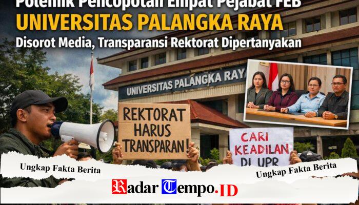 Pencopotan Empat Pejabat FEB UPR Disorot Media, Transparansi Rektorat Dipertanyakan