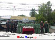 Wujud Kepedulian TNI, Koramil Batang Alai Utara Berbagi Takjil kepada Warga