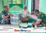 Personel Kodim 1009/Tanah Laut Tunaikan Zakat Fitrah di Bulan Suci Ramadhan